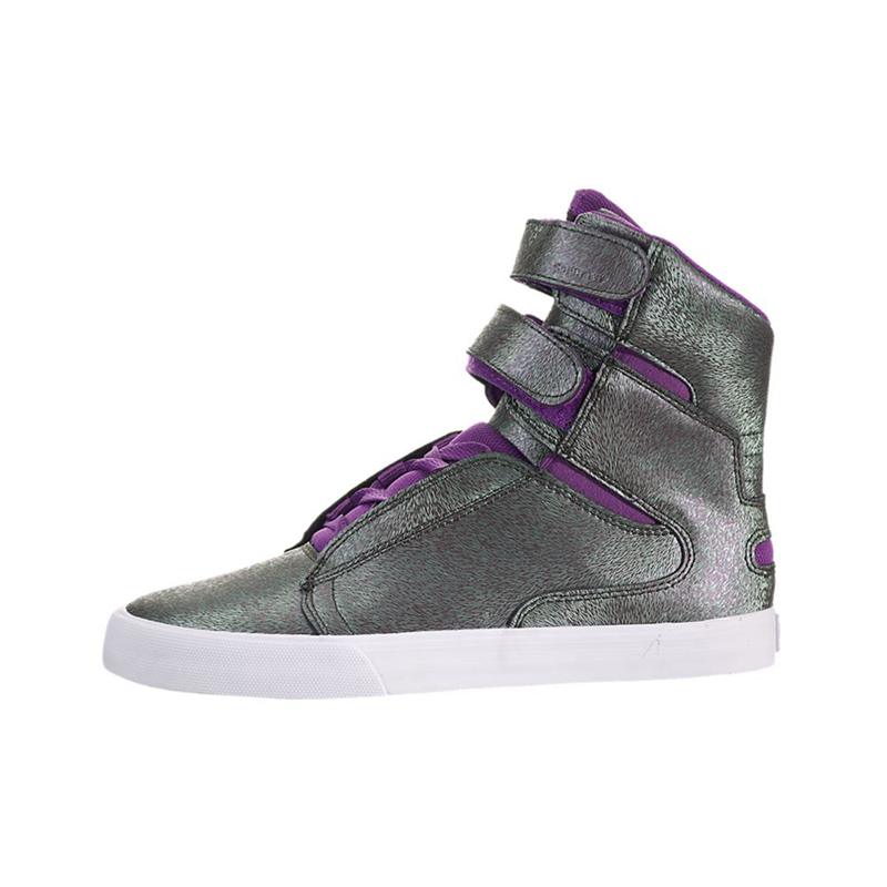 Buty Supra SOCIETY II - Sneakersy Wysokie Damskie - Fioletowe (GLIA-40963)